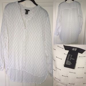 H&M Tiny Arrows Blouse